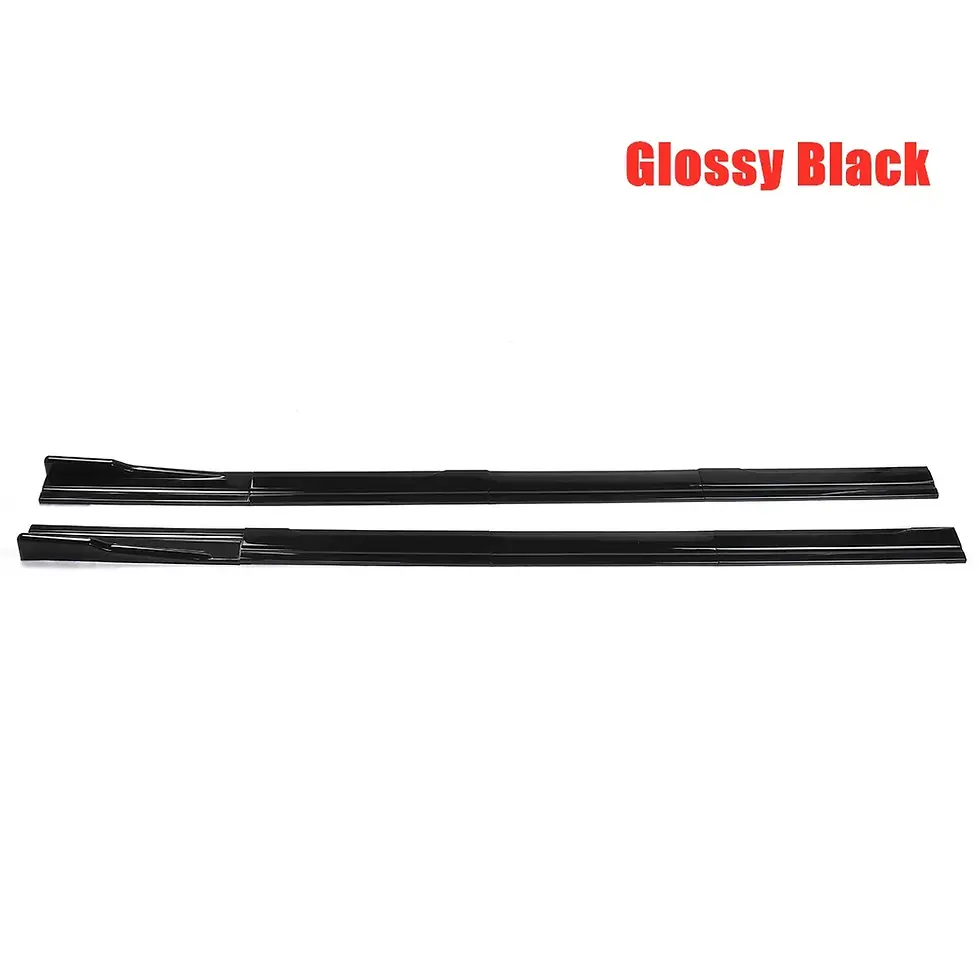 Thumbnail: Universal 2.2m Car Side Skirts Extension Rocker Splitters Diffuser Winglet Wings