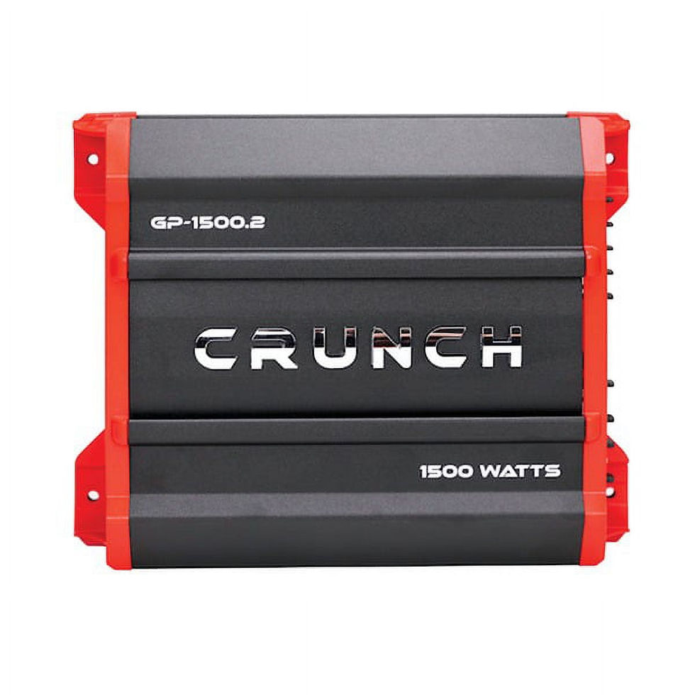 Crunch Crunch Gp-1500.2 Ground Pounder 1,500-watt 2-channel Class Ab Amp