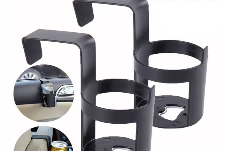 Car Drink Cup Holder Container Hook Window Door Mount Universal Durable Water Bo
