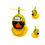 Thumbnail: Motorcycle Accessories Cute Duck with Propeller Helmet Broken Wind Rubber Duck T
