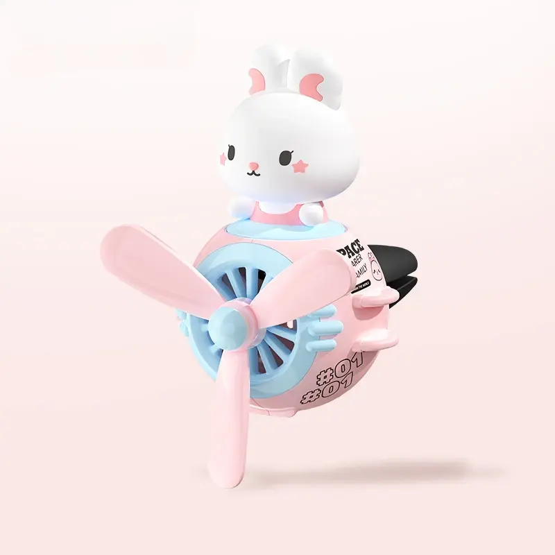 Thumbnail: Air Freshener Car Incense Dispenser Rotating Propeller Outlet Cute Cartoon Decor