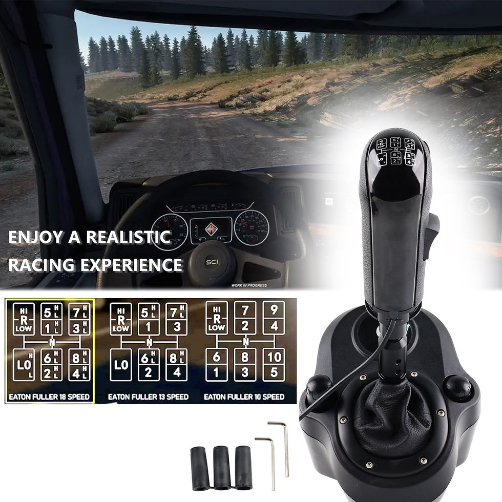 Thumbnail: Left-handed use USB Gearshift Knob for Logitech G923 G29 G27 G25 TH8A for ETS2&A