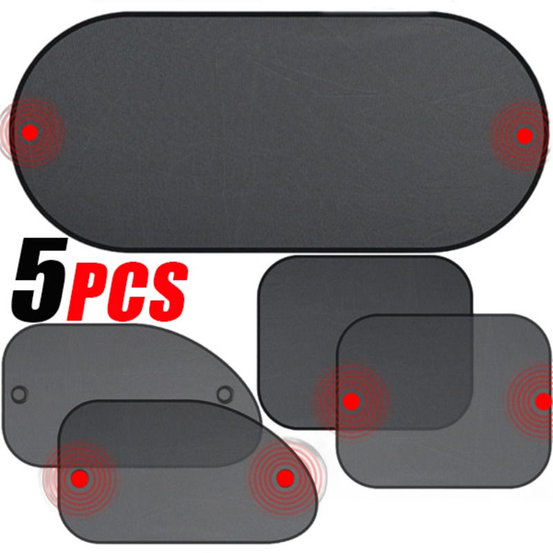 New 4PCS Car Window Sunshade Cover Block for Kids Car Side Window Shade Cling Su