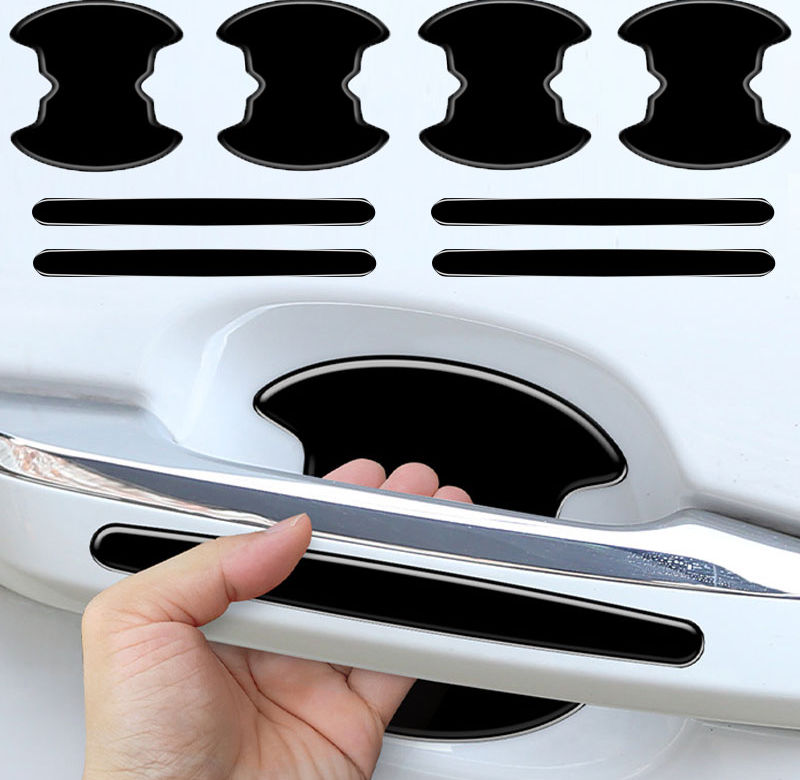 8PCS Car Door Handle Protective Film Door Handle Bowl Anti Scratch Protector Car