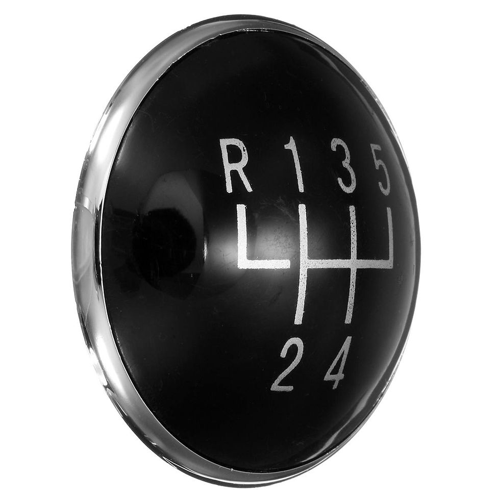 Thumbnail: Black Car Manual Gear Shift Knob Badge Emblem Cap Cover 5 Speed For Volkswagen G