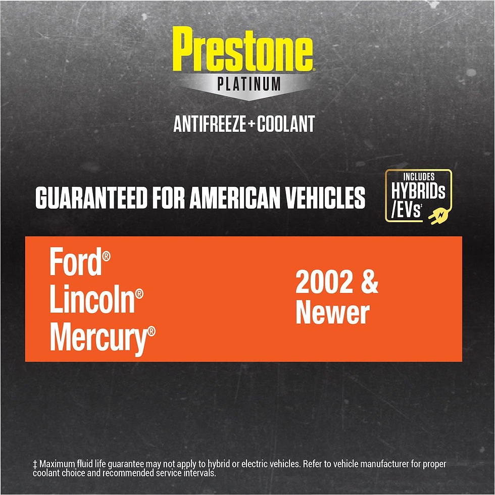 Thumbnail: Prestone Platinum American Orange Antifreeze & Coolant Prediluted 50/50 1