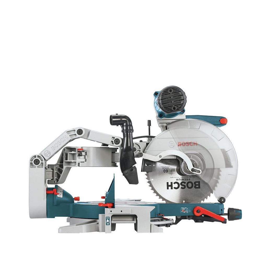 Thumbnail: Restored Bosch GCM12SD-RT 12 in. Dual-Bevel Glide Miter Saw (Refurbished)