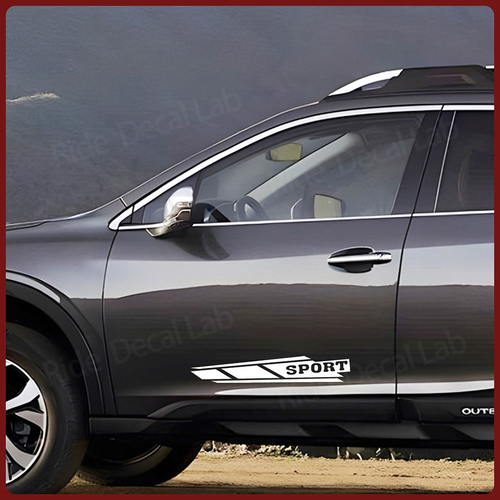 Thumbnail: Sports Reflective Stickers Suitable for Car Customization, Bumper and Headlight