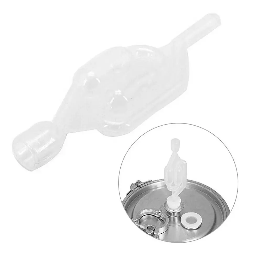 Thumbnail: 30 ML Combustion Leak Detector Plastic Covered Check Valve White Plastic Exhaust