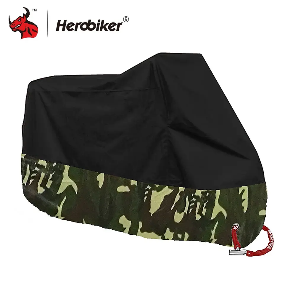 Thumbnail: HEROBIKER Motorcycle Cover Waterproof Outdoor