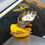 Thumbnail: Rubber Yellow Duck Toy Car Dashboard Decorations Auto Bike Ornaments Yellow Duck