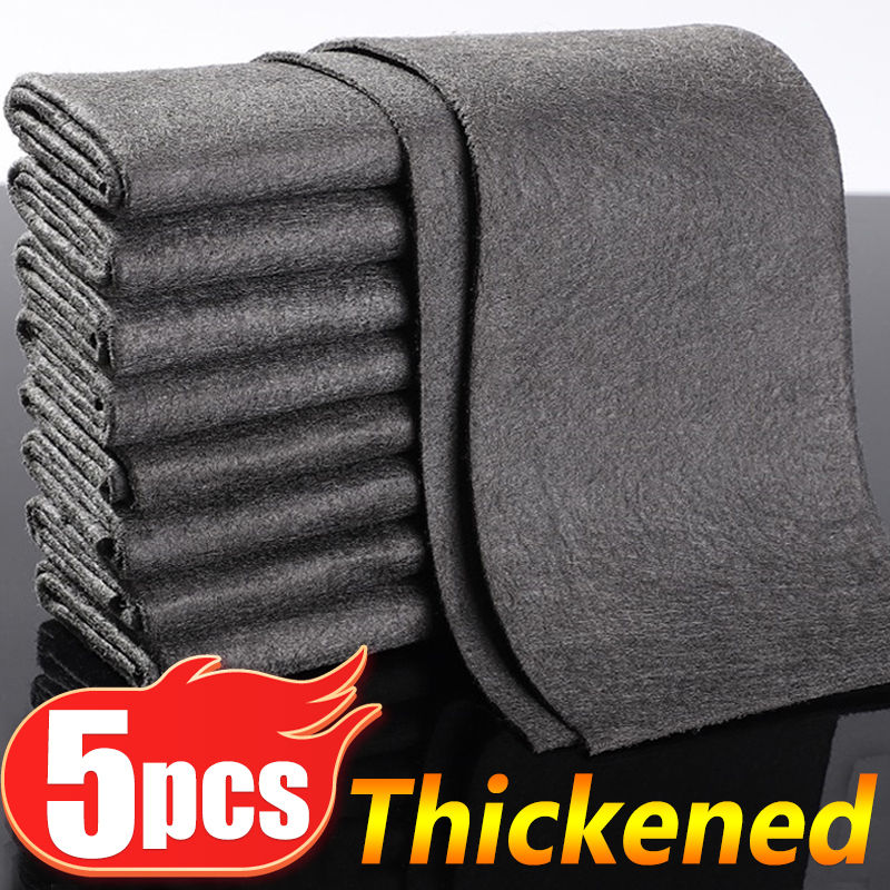 5PCS Thicken Magic Cloth Cleaning Cloths Tools Reusable No Trace Microfiber Wash