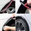 Thumbnail: 2Pc Universal Car Fender Trim Strip Curved Anti-Scratch Wheels Lip Strip Eyebrow