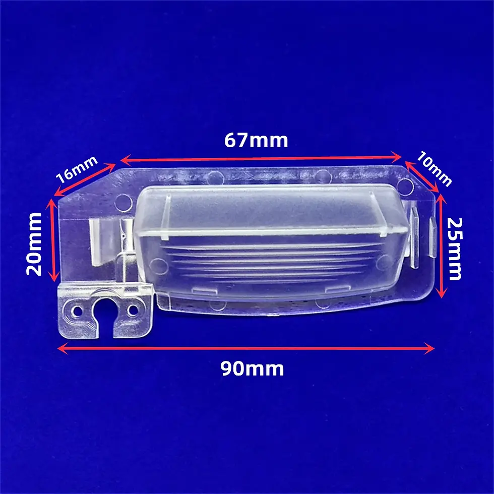 Thumbnail: Car Rear View Camera Bracket License Plate Light Housing for Mitsubishi Outlande