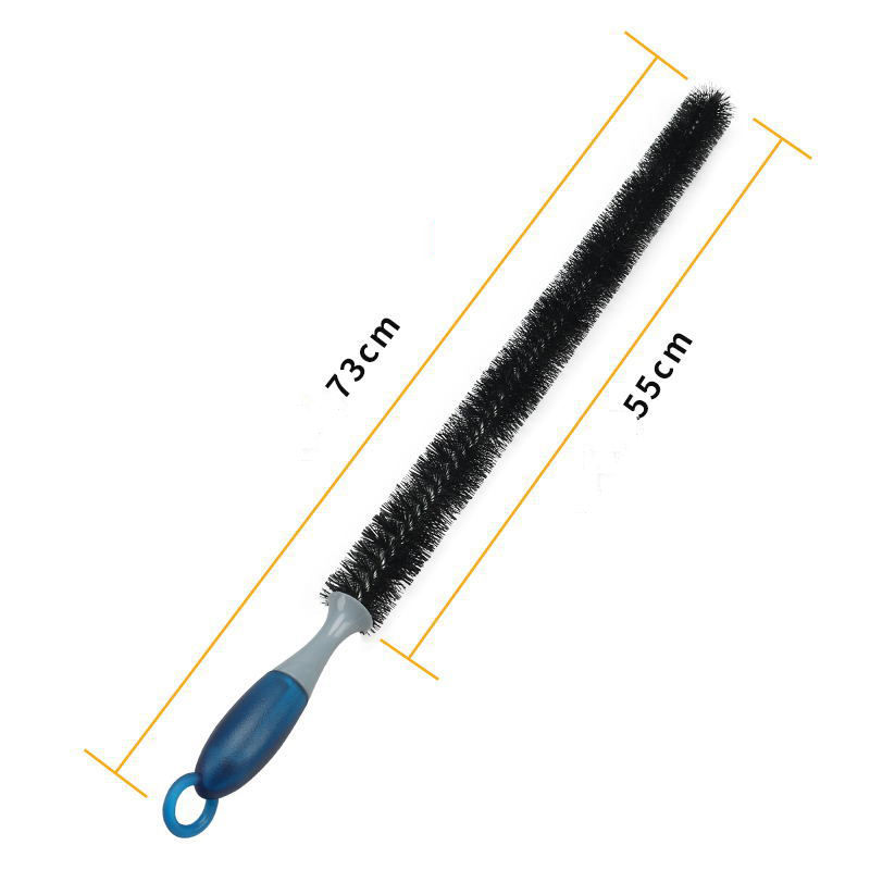 Thumbnail: Car Wash Long Handle Brush Multi-Function Engine Cleaning Brush Bendable Wheel B