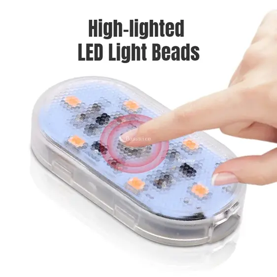 Led Car Interior Light for Ceiling Floor Hood Trunk Touch Car Reading Light USB