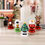 Thumbnail: Christmas Car Solar Ornament Bobblehead Doll Christmas Tree Snowman Santa Claus
