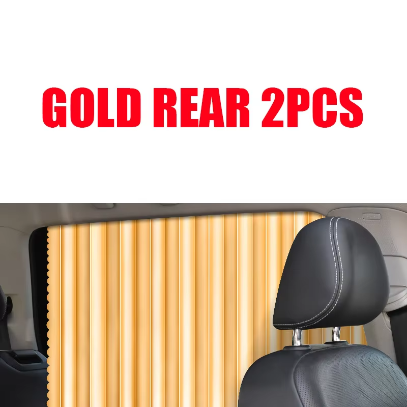 Thumbnail: Magnets Car Sunshade Curtain Universal Side Window Shades Curtains For Car Front