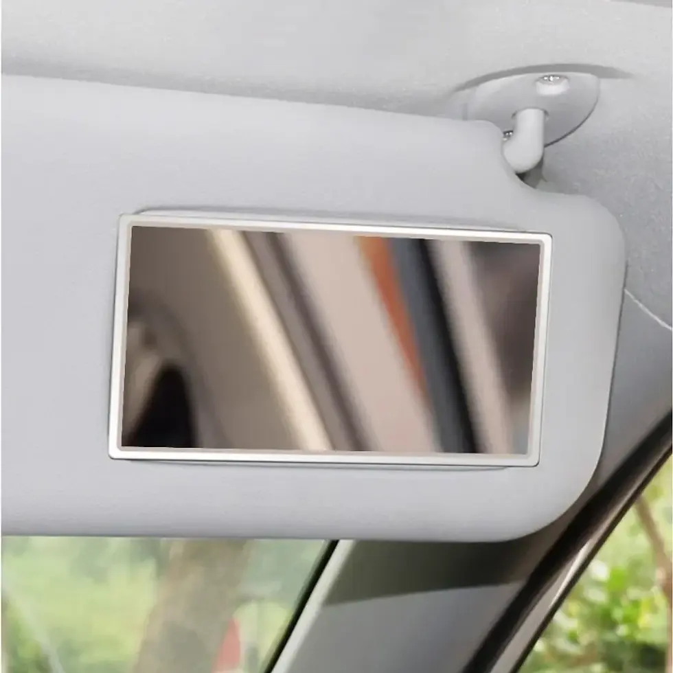 Thumbnail: Portable Stainless Steel Sun Visor Mirror Auto Sun-Shading Visor Car Interior Ca
