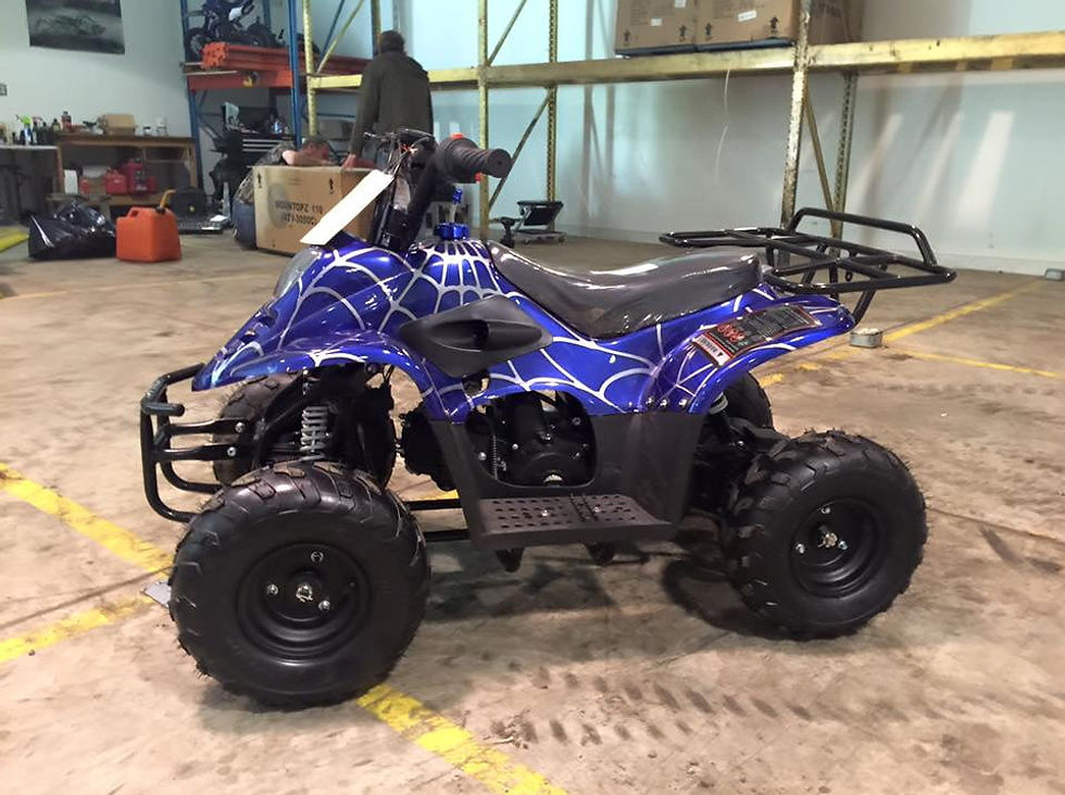 Thumbnail: 2021 TaoTao Boulder B1 110cc ATV -Tree Camo with GAS ATV quad 4 wheeler wit..