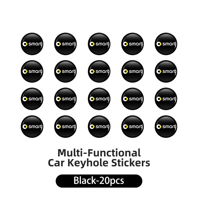 Thumbnail: Car Door Lock Keyhole Protective Cover Stickers Key Hole Decals Car Accessories
