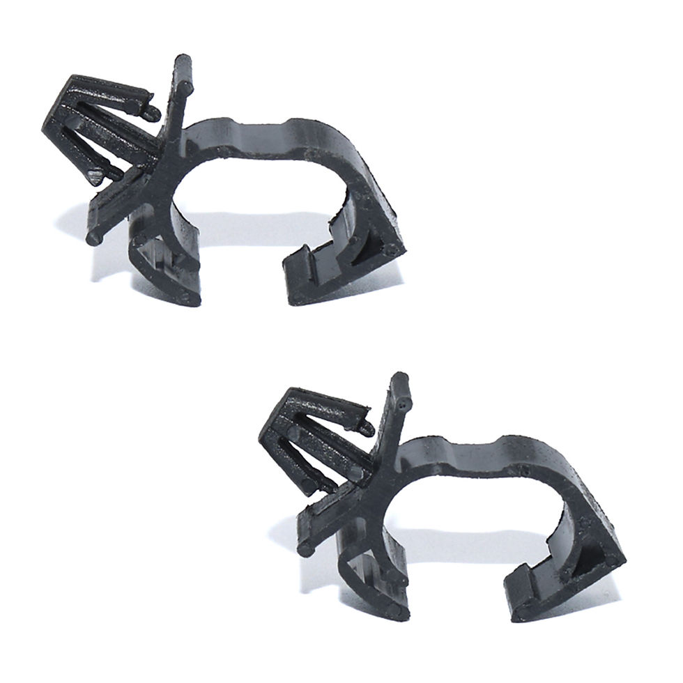 Thumbnail: 10Pcs Car Wiring Harness Fastener Route Fixed Retainer Clip Corrugated Pipe Tie