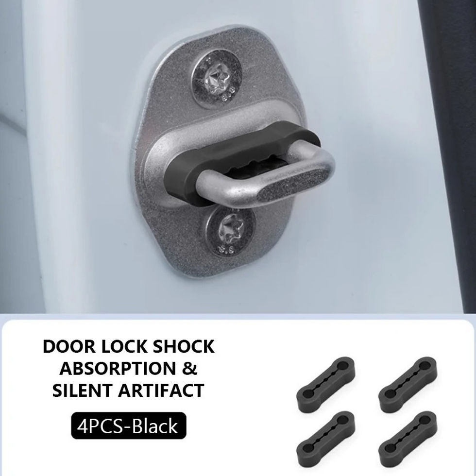 Thumbnail: 4pcs Car Door Shock Absorber Universal Car Door Buckle Soundproof Deadener Dampe