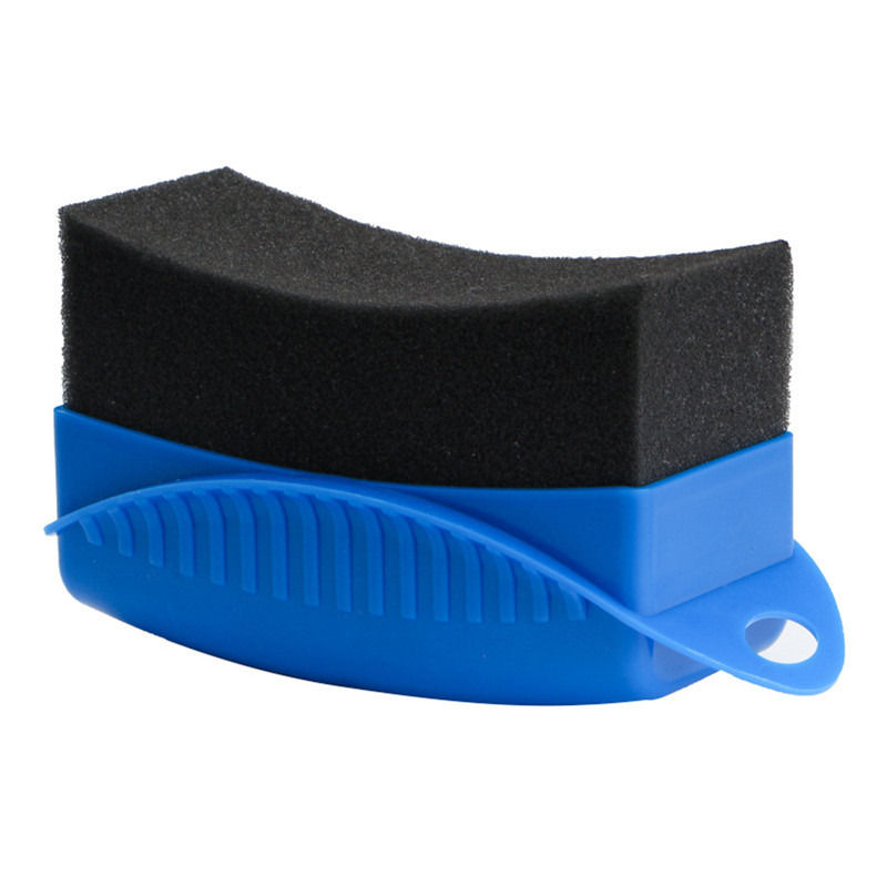 Thumbnail: Car Wheel Polishing Waxing Sponge Brush With Cover ABS Washing Cleaning Tire Con