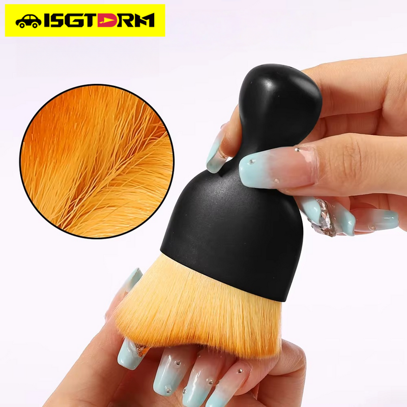 ISGTDRM Auto Detail Brush Soft Portable Car Tire Brush With High Density Detaili
