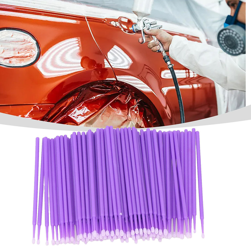 Thumbnail: 1Set/100pcs Portable Auto Paint Brushes Paint Touch-up Disposable Dentistry Pen