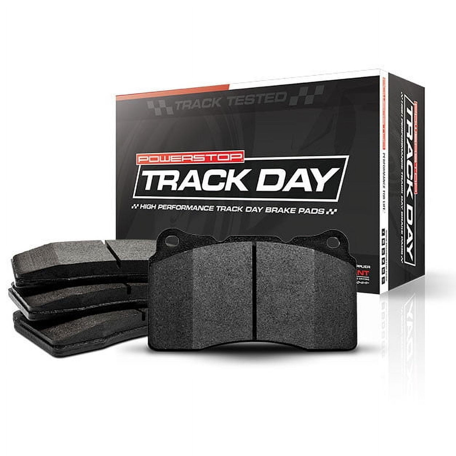 Power Stop Front Track Day Carbon-Fiber Metallic Brake Pads PST-1001B