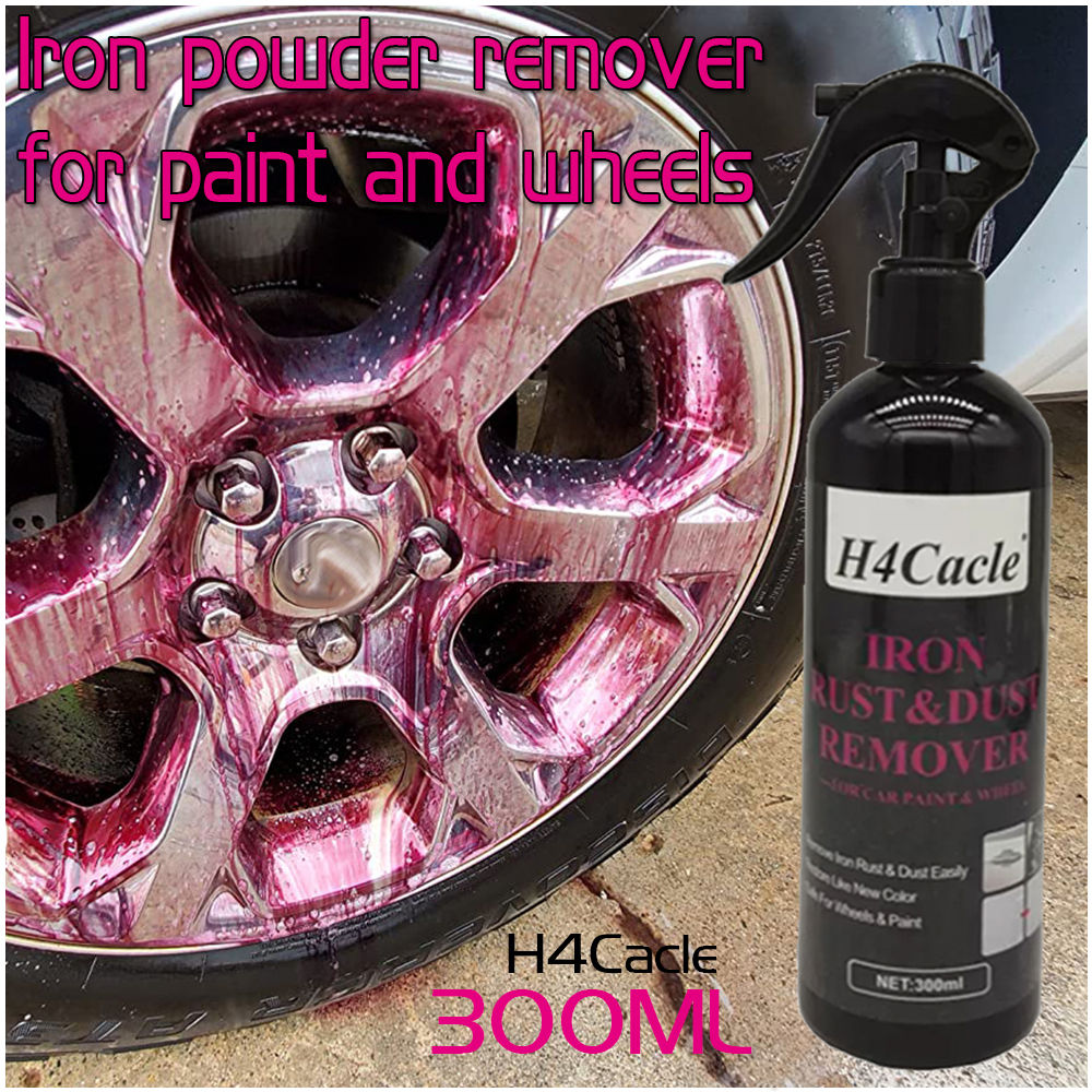H4Cacle Car Iron Remover Protect Paint Wheels and Brake Rim Metal Dust & Iron Po