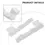 Thumbnail: For Mitsubishi Lancer Auto Parts Front Bumper Bracket White 6400A403 6400A404 64