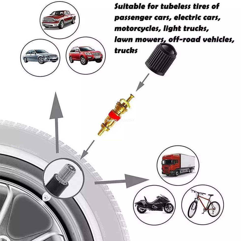 Thumbnail: Car Bicycle Slotted Handle Tire Valve Stem Core Remover Screwdriver Tire Repair