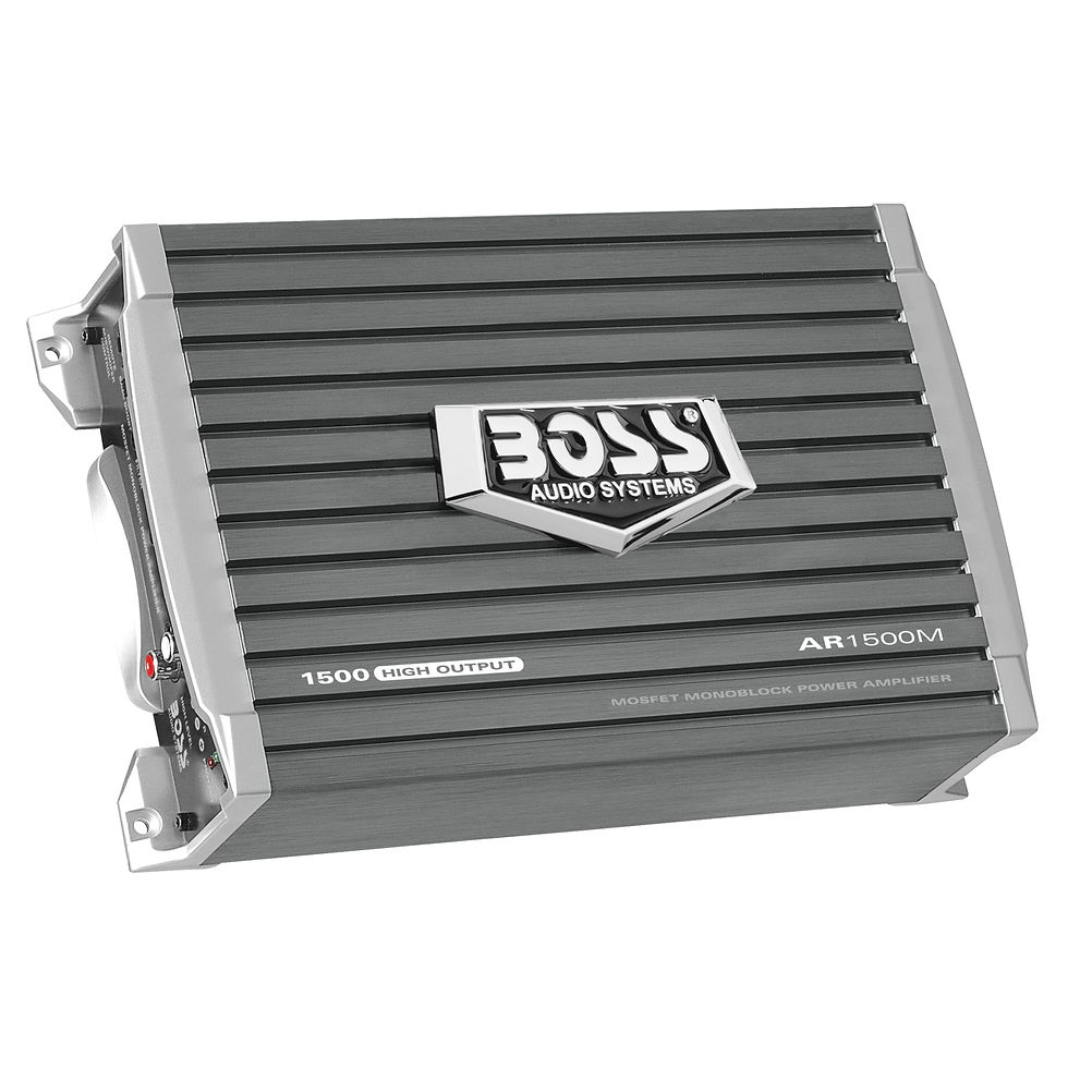 BOSS Audio Systems AR1500M Armor Series Monoblock Class A/B Car Amplifier -..