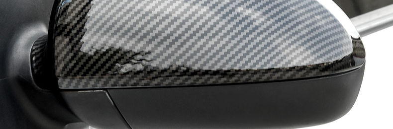 Car Rearview Wing Mirror Covers Side Wing Mirror Caps Accessories For Smart Fort