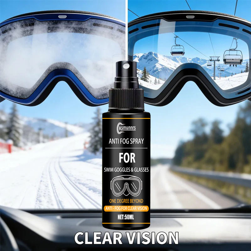 Fasilawei Long-Lasting All-Purpose Anti-Fog Spray for Glasses Swimming Gear & Sk