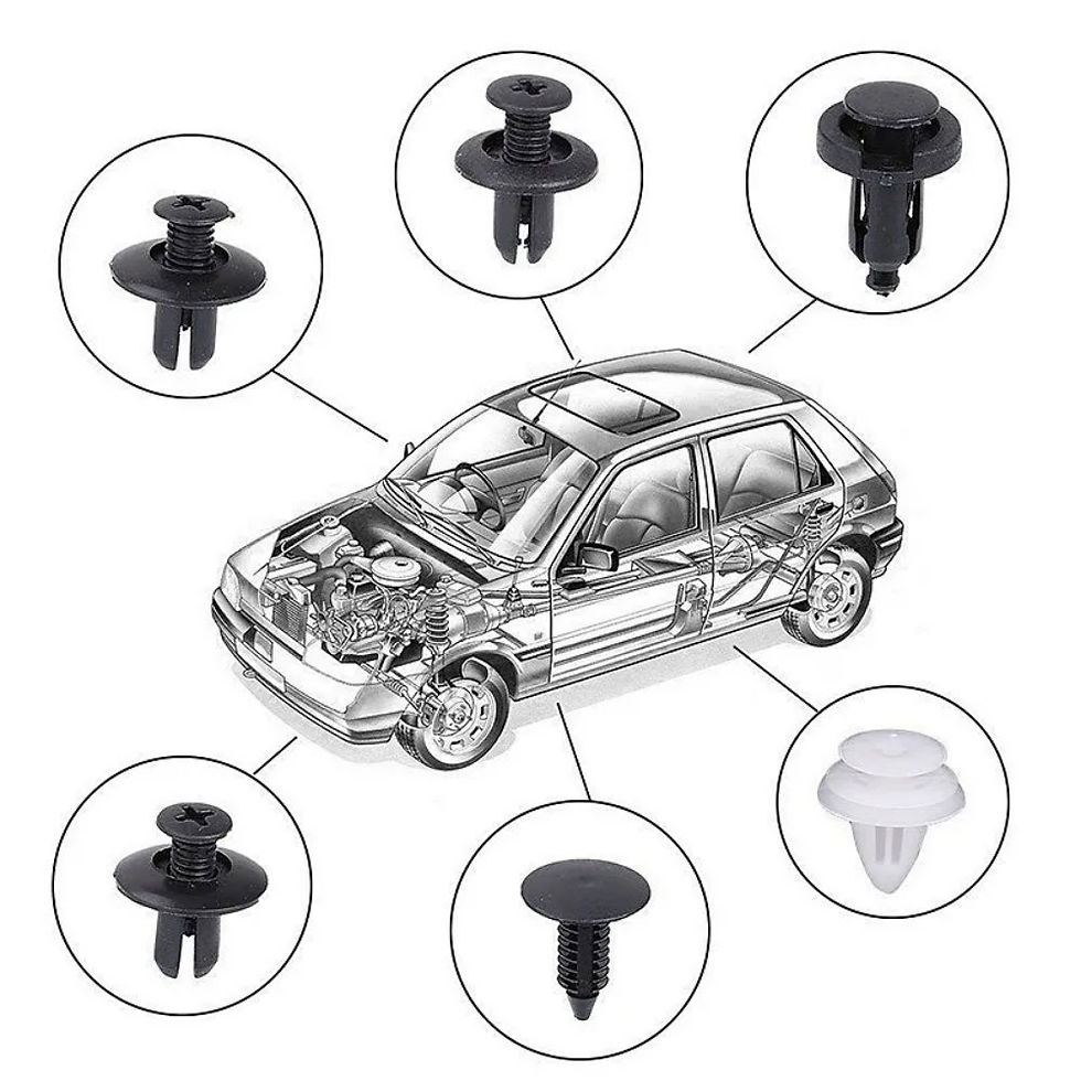 Thumbnail: 50-415pcs Auto Fastener Clip Car Fender Push Retainer Pin Rivet Bumper for Door