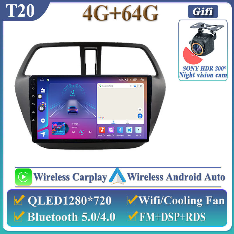 Thumbnail: Android 14 Multimedia For Suzuki SX4 2 S-Cross 2012 - 2016 Car Player GPS Stereo