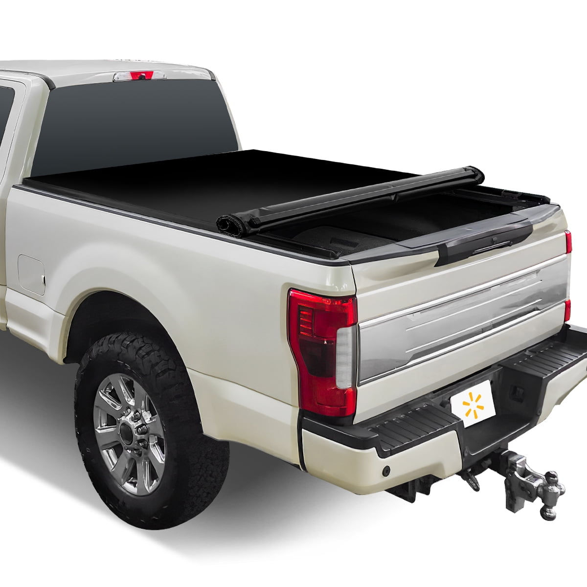 Auto Drive Soft Roll up Truck Bed Tonneau Cover Fits 17-23 Ford F250-F450SD..