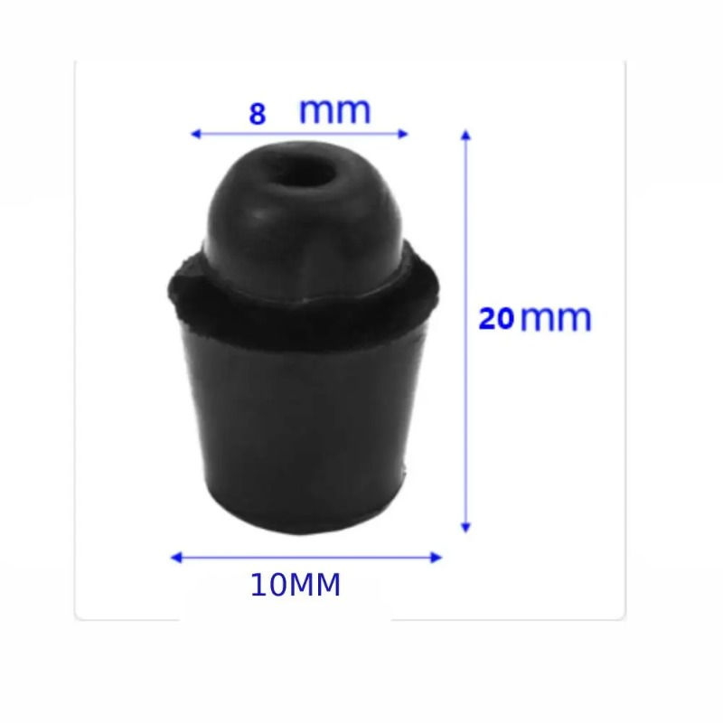 Thumbnail: 10 Pcs/set Black Rubber Car Bumper Door Overslam For Hyundai All Vehicle Elantra