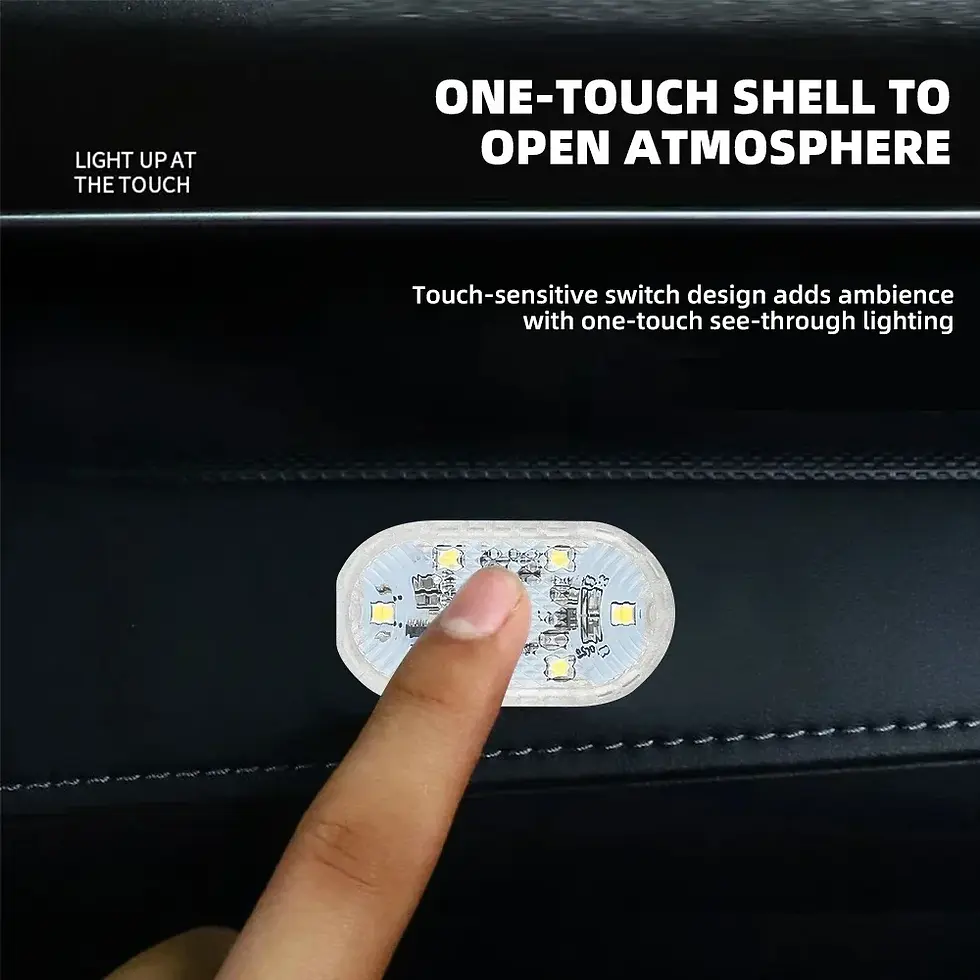 Thumbnail: Wireless Led Lights for Car Interior, Car Led Lights Interior, USB Rechargeable