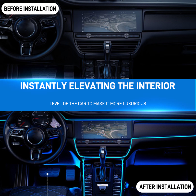 Thumbnail: 1/2/3/4/5M LED Decorative Lamp, Flexible Neon Cable Strip, USB Interior Lighting