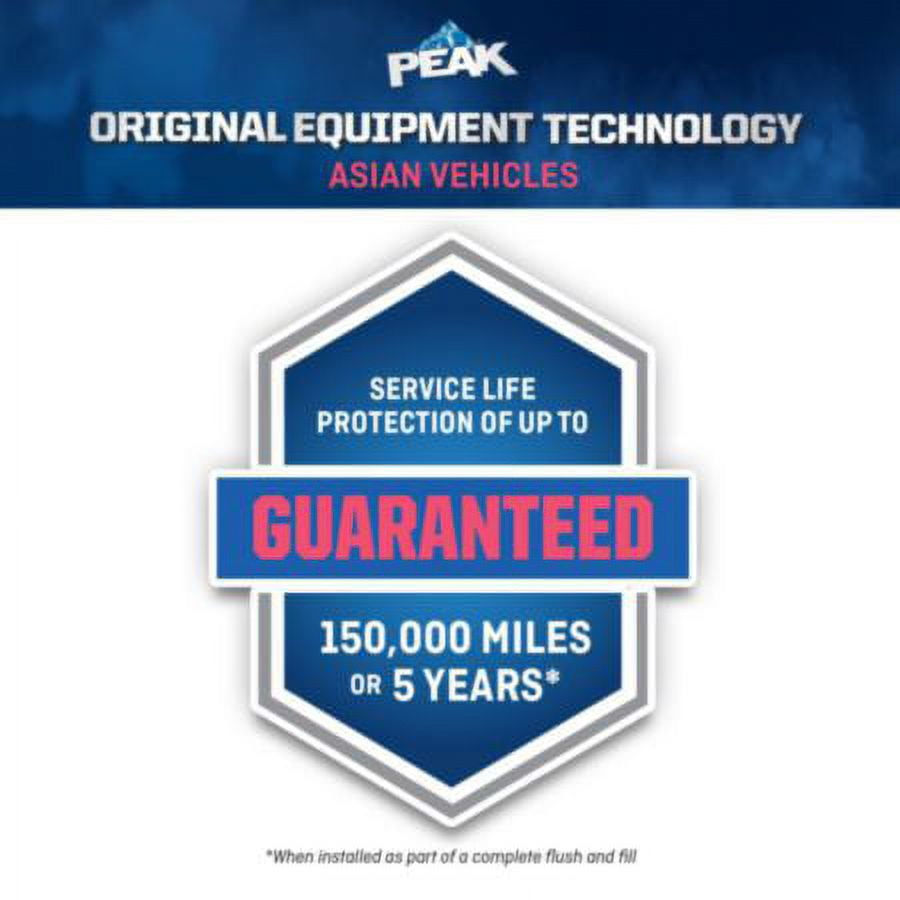 Thumbnail: Peak ORIGINAL EQUIPMENT TECHNOLOGY Antifreeze + Coolant 50/50 Prediluted fo..