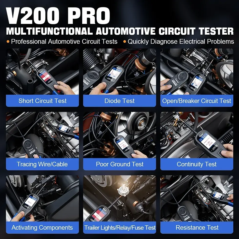 Thumbnail: 2024 VDIAGTOOL V200 Pro Automotive Power Circuit Probe Tester Breaker Finder Too