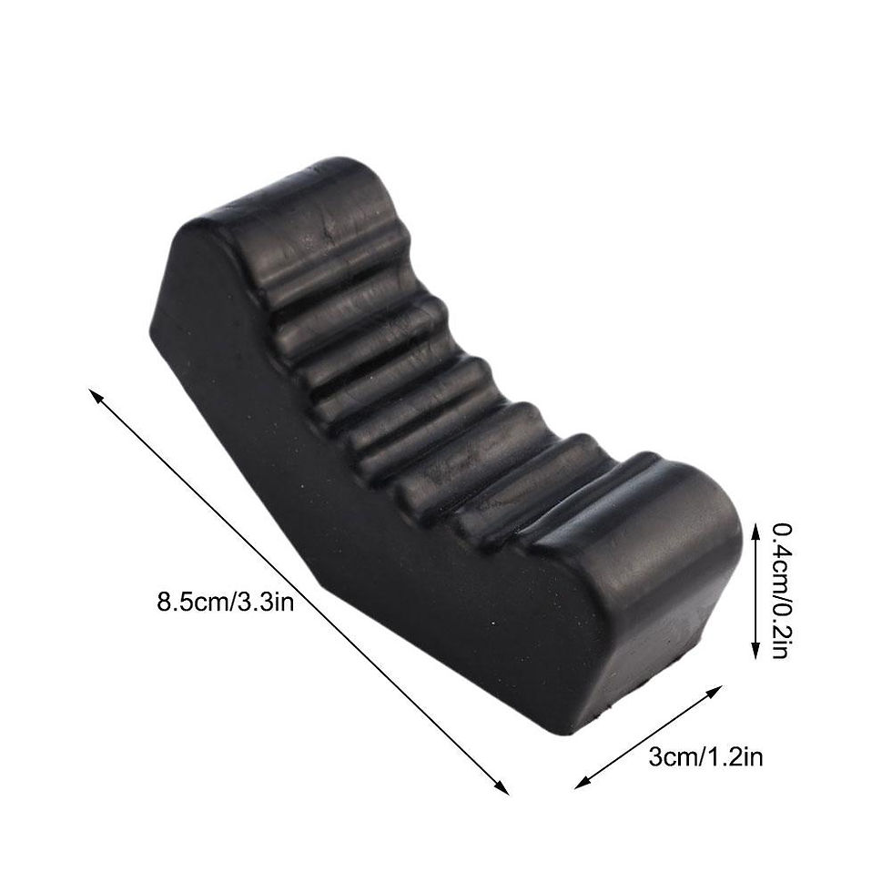 Thumbnail: Rubber Car Jack Lift Pad Stand Car Slotted Lift Jack Weld Jack Frame Tools Rail
