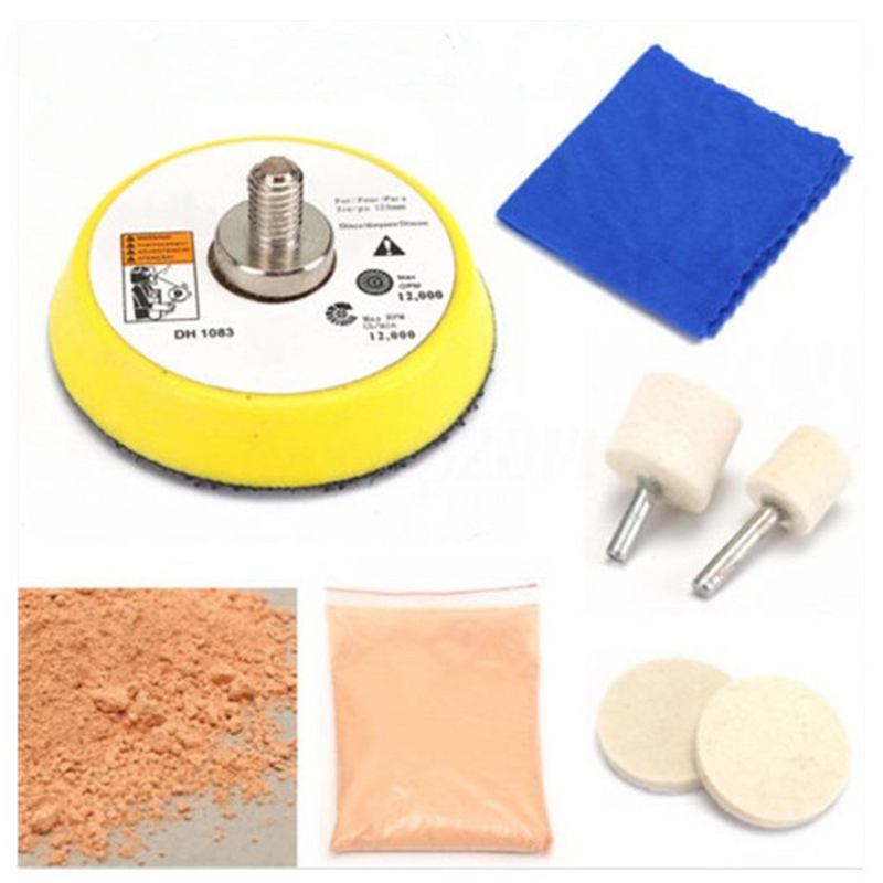 Thumbnail: Car Glass Polishing Kit 4 OZ Cerium Oxide Powder Watch Glass Screen Windows Poli