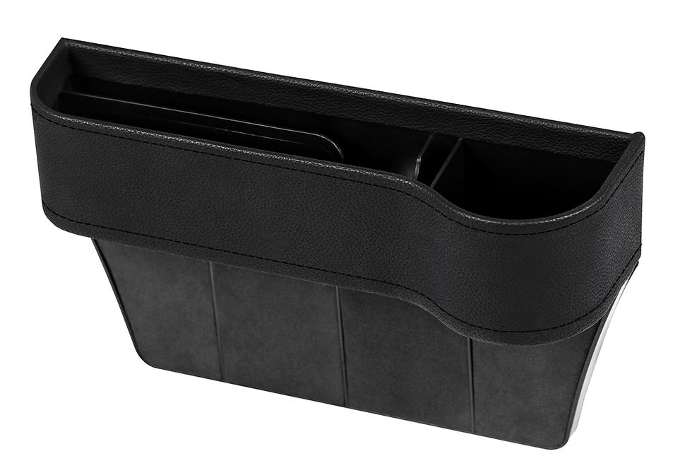 Auto Drive 1 Piece Automotive Car Seat Gap Storage Organizer Black - Univer..