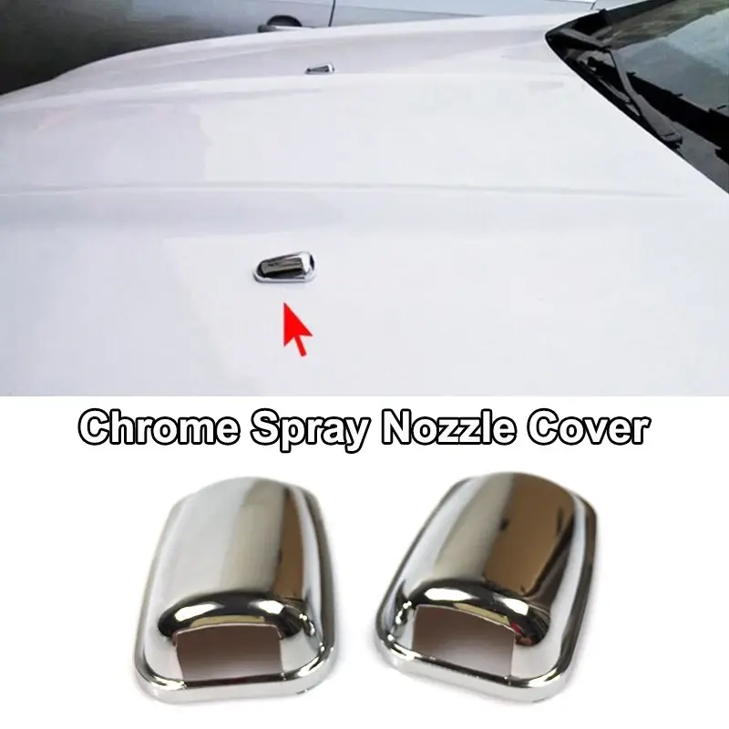 Thumbnail: For Ford Escape Kuga 2013 2014 2015 2016 Chrome Spray Nozzle Rear Window Spoiler