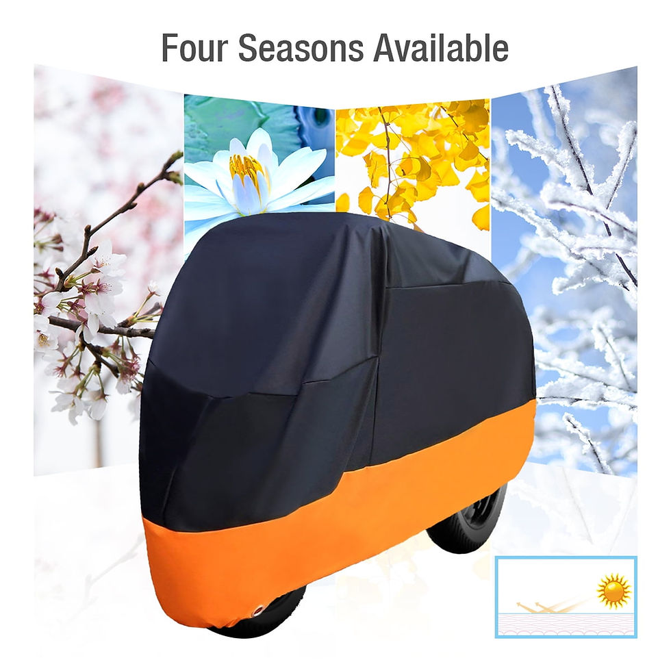 Thumbnail: XXXL Motorcycle Bike Cover Waterproof for Harley Davidson Outdoor Rain Dust..